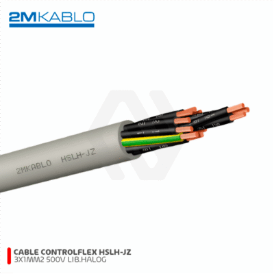 Cable ControlFlex HSLHJZ 3X1MM2 500V Libre Halogeno 2M Kablo