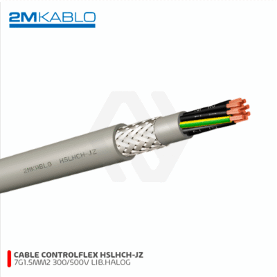 Cable Control HSLHCH-JZ 7G1.5MM2 300/500V Libre Halogeno Apantallado 2M Kablo