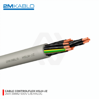 Cable ControlFlex HSLH-JZ 24X1.5MM2 500V Lib.Halog,CL5 HSLH-JZ 2M Kablo