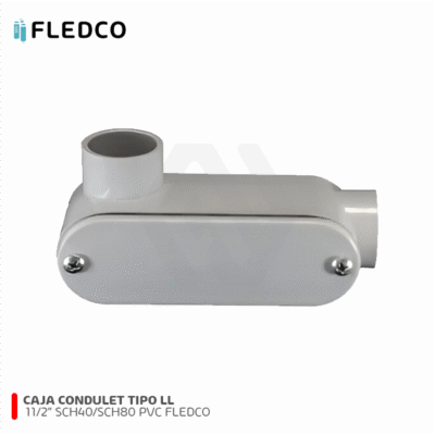 Caja Condulet LL 11/2″ SCH80 SCH40 PVC Fledco