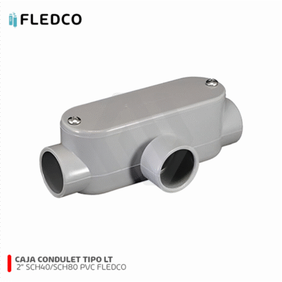 Caja Condulet LT 2″ SCH80 SCH40 PVC Fledco