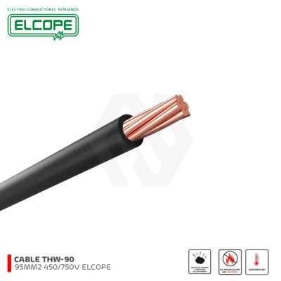 CABLE THW-90 95MM2 750V PVC ELCOPE