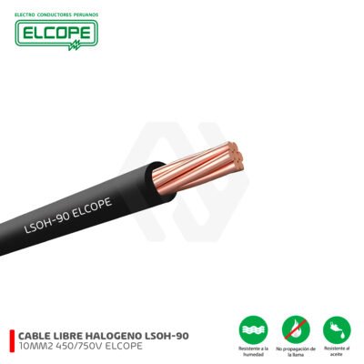 Cable Libre Halogeno LSOH90 10MM2 750V ElCope