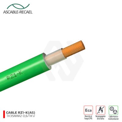 Cable RZ1-K 1X35MM2 Libre Halogeno 0,6/1 kV Ascable
