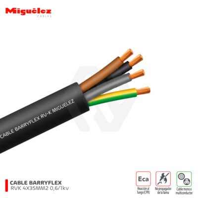 Cable Barryflex RV-K 4X35MM2 0,6/1 kV Miguelez