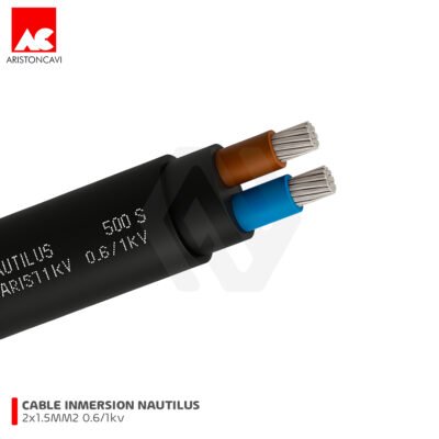CABLE INMERSION NAUTILUS500 2×1.5MM2 0.6/1kV ARISTON CAVI