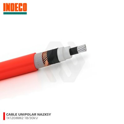 CABLE UNIPOLAR NA2XSY 120MM2 18/30kV PH ROJO INDECO