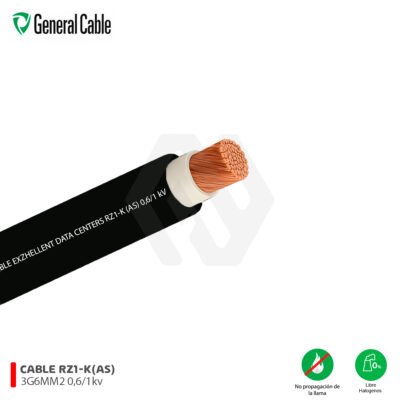 Cable Energia RZ1-K(AS) 3G6mm2 0,6/1 kV GENERAL CABLE