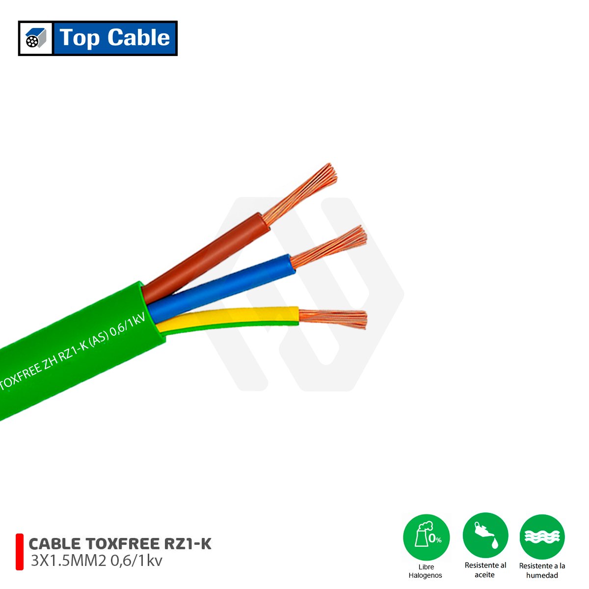 TOXFREE RZ1-K 3x1.5mm2 0,6/1 kV TOP CABLE