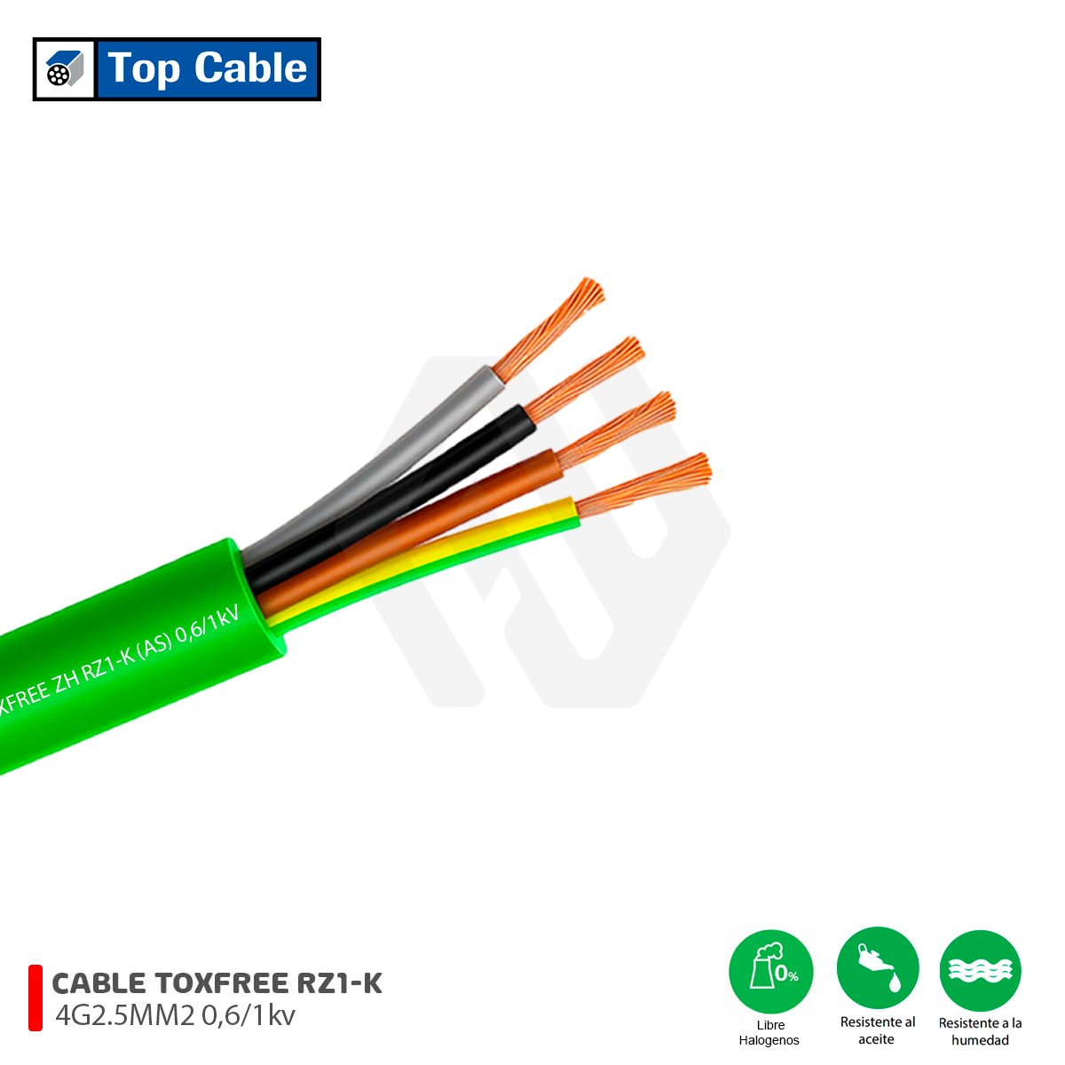 TOXFREE RZ1-K 4G2.5mm2 0,6/1 kV TOP CABLE
