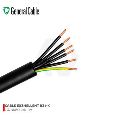CABLE EXZHELLENT RZ1-K 7G2.5MM2 0,6/1 kV CLASE 5 GENERAL CABLE