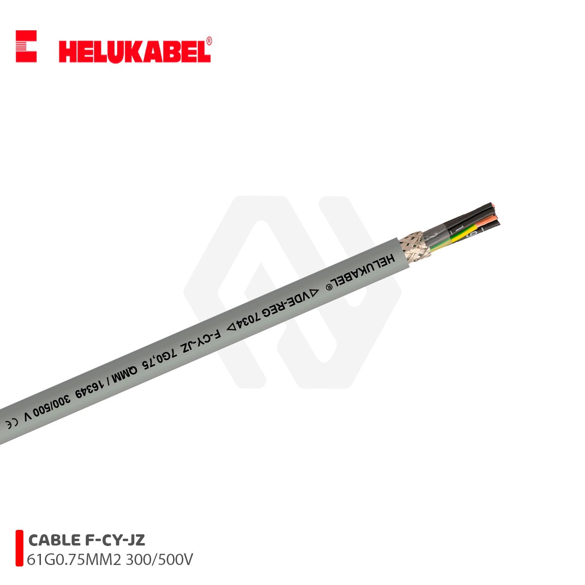 CABLE F-CY-JZ 61G0.75MM2 300/500V PVC HELUKABEL