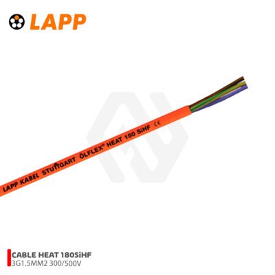 CABLE HEAT 180SiHF 3G1.5MM2 300/500V LAPP KABEL