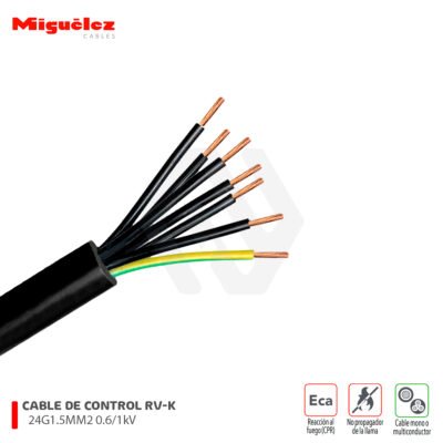 CABLE RV-K 24G1.5MM2 0,6/1 kV CLASE 5 MIGUELEZ