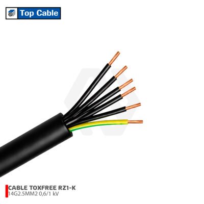 CABLE TOXFREE RZ1-K 14G2.5MM2 0,6/1 kV CLASE 5 TOP CABLE