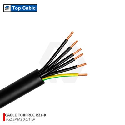 CABLE TOXFREE RZ1-K 7G2.5MM2 0,6/1 kV CLASE 5 TOP CABLE
