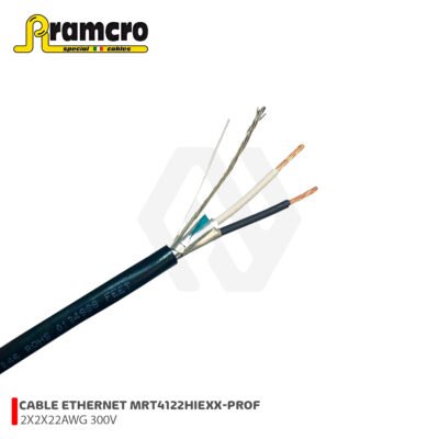 CABLE ETHERNET MRT4122HIEXX-PROF 2X2X22AWG 300V RAMCRO
