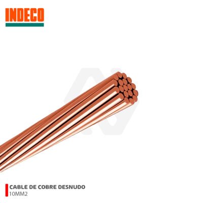 CABLE COBRE DESNUDO 10MM2 INDECO