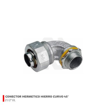 CONECTOR HIERRO CURVO 45° 21/2″ UL LISTED