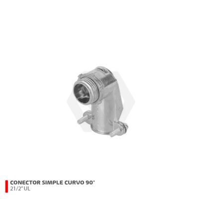 CONECTOR SIMPLE CURVO 21/2″ UL LISTED