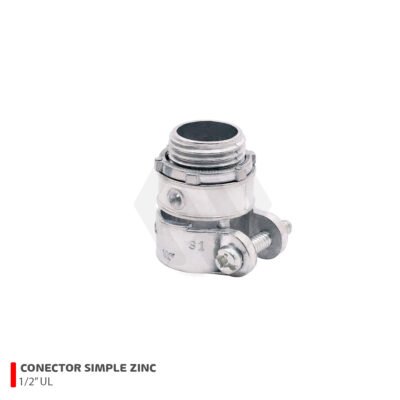 CONECTOR SIMPLE ZINC 1/2″ UL LISTED