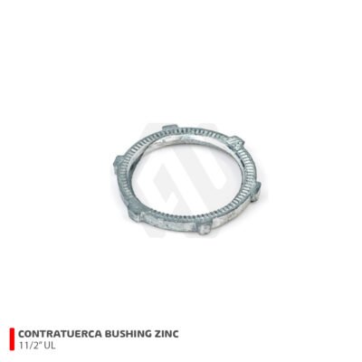 CONTRATUERCA BUSHING ZINC 11/2″ UL LISTED