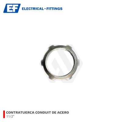 CONTRATUERCA CONDUIT ACERO 11/2″ E.F