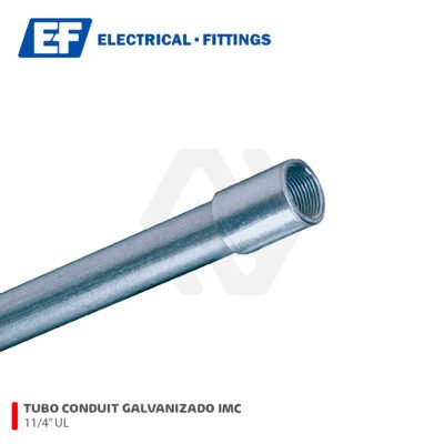 TUBO GALVANIZADO IMC 11/4″ X 3MTS UL E.F