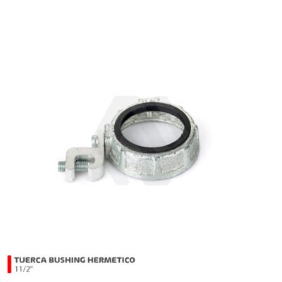 TUERCA HERMETICO BUSHING 11/2″ C/TERMINAL P.TIERRA JJ