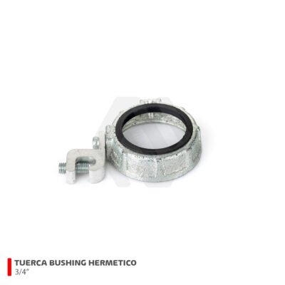 TUERCA HERMETICO BUSHING 3/4″ C/TERMINAL P.TIERRA JJ