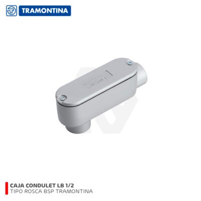 CAJA CONDULET LB 1/2 OVALADA TIPO ROSCA BSP.UL 56103/051 TRAMONTINA