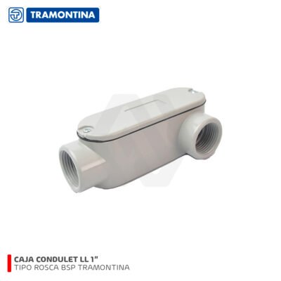 CAJA CONDULET LL 1 OVALADA TIPO ROSCA BSP.UL TRAMONTINA