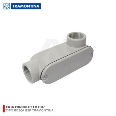 CAJA CONDULET LR 11/4 OVALADA TIPO ROSCA BSP.UL TRAMONTINA