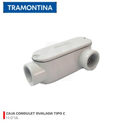 CAJA CONDULET OVALADA 11/2″ TIPO C ROSCA  BSP.UL 56101/055 TRAMONTINA