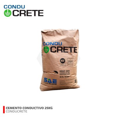 CEMENTO CONDUCTIVO CONDUCRETE P/PUESTA A TIERRA 11.36KG (25LBS)