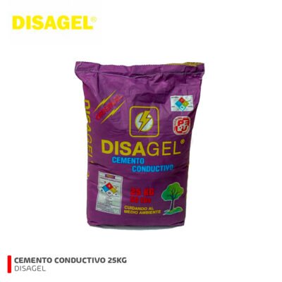 CEMENTO CONDUCTIVO DISAGEL P/PUESTA A TIERRA 25KG