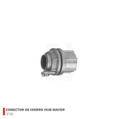 CONECTOR HIERRO HUB 3″ UL LISTED