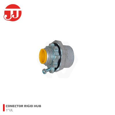 CONECTOR RIGID HUB 1″ GALVANIZADO UL JJ