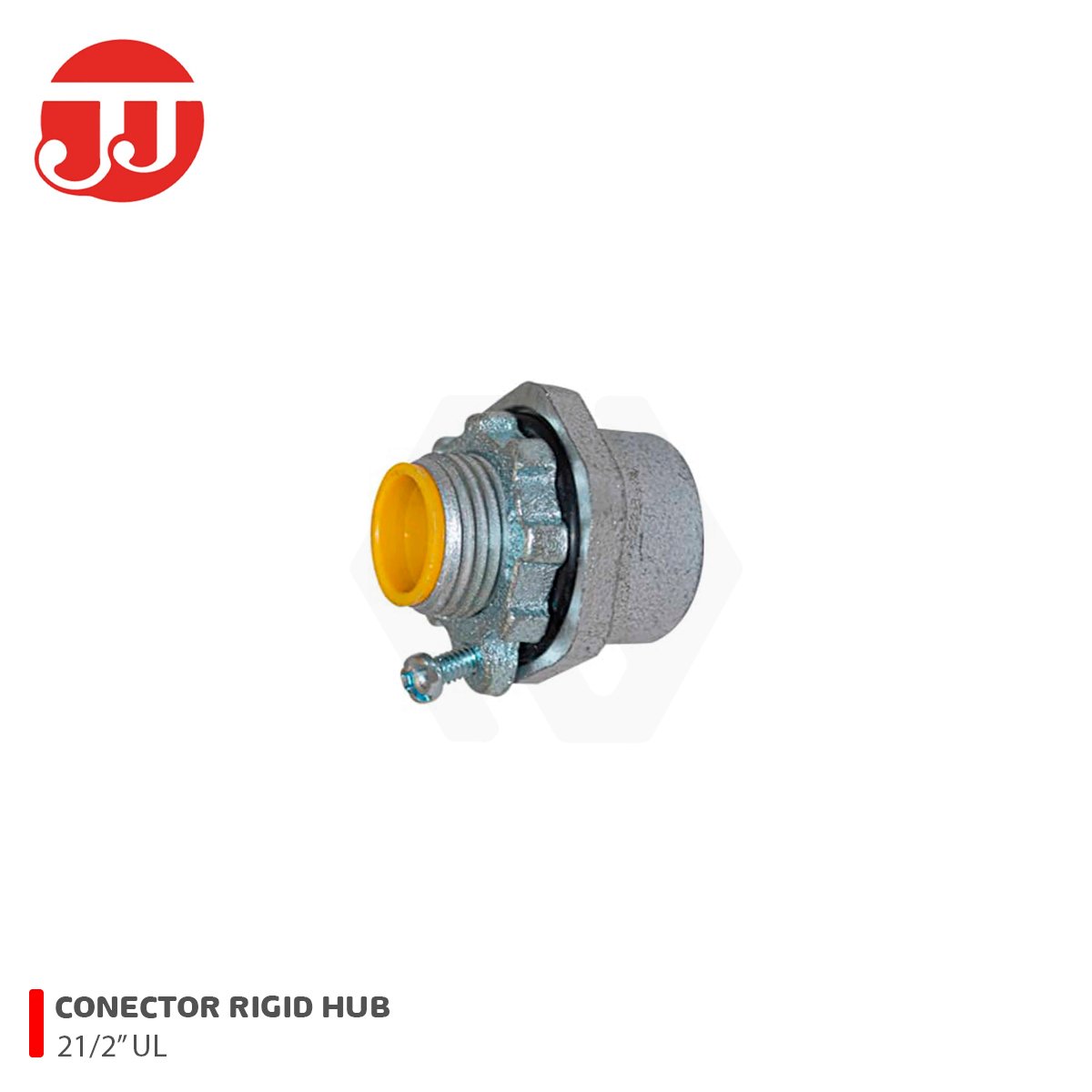 CONECTOR RIGID HUB 21/2" GALVANIZADO UL JJ