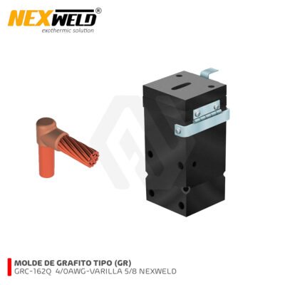 MOLDE GRAFITO GRC-162Q TIPO GR 4/0AWG-VARILLA5/8 NEXWELD