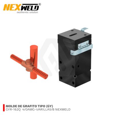 MOLDE GRAFITO GYR-162Q TIPO GY 4/0AWG-VARILLA5/8 NEXWELD