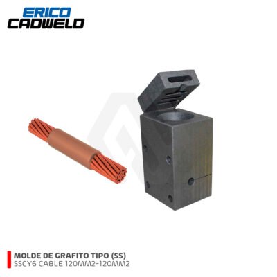 MOLDE GRAFITO SSCY6 CABLE 120MM2-120MM2 (SS) LINEAL CADWELD