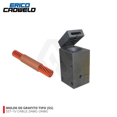 MOLDE GRAFITO SST-1V CABLE 2AWG-2AWG (SS) LINEAL CADWELD