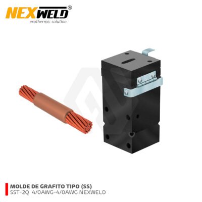 MOLDE GRAFITO SSC-2Q TIPO (SS) 4/0AWG-4/0AWG NEXWELD