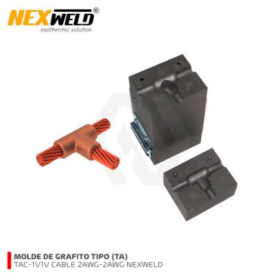 MOLDE GRAFITO TAC-1V1V TIPO T (TA) 2AWG-2AWG NEXWELD