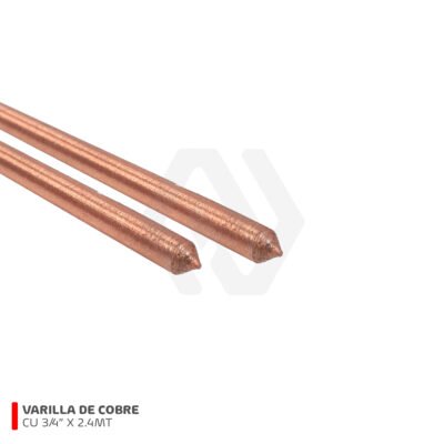 VARILLA DE COBRE 3/4″ CU X 2.4MT