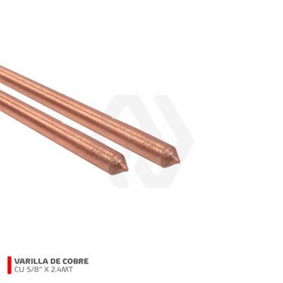 VARILLA DE COBRE 5/8″ CU X 2.4MT