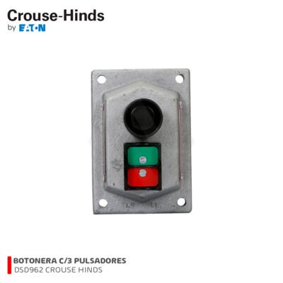 BOTONERA C/3 PULSADORES DSD962 NA+NC, CL1.DIV1 UL CROUSE HINDS