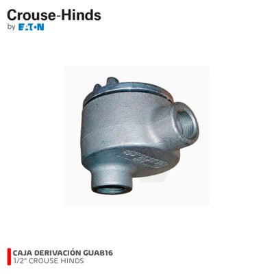 CAJA DERIVACIÓN GUAB16 1/2 C/TAPA CL1 DIV1 UL CROUSE HINDS