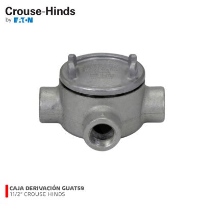 CAJA DERIVACIÓN GUAT59 11/2 C/TAPA CL1 DIV1 UL CROUSE HINDS